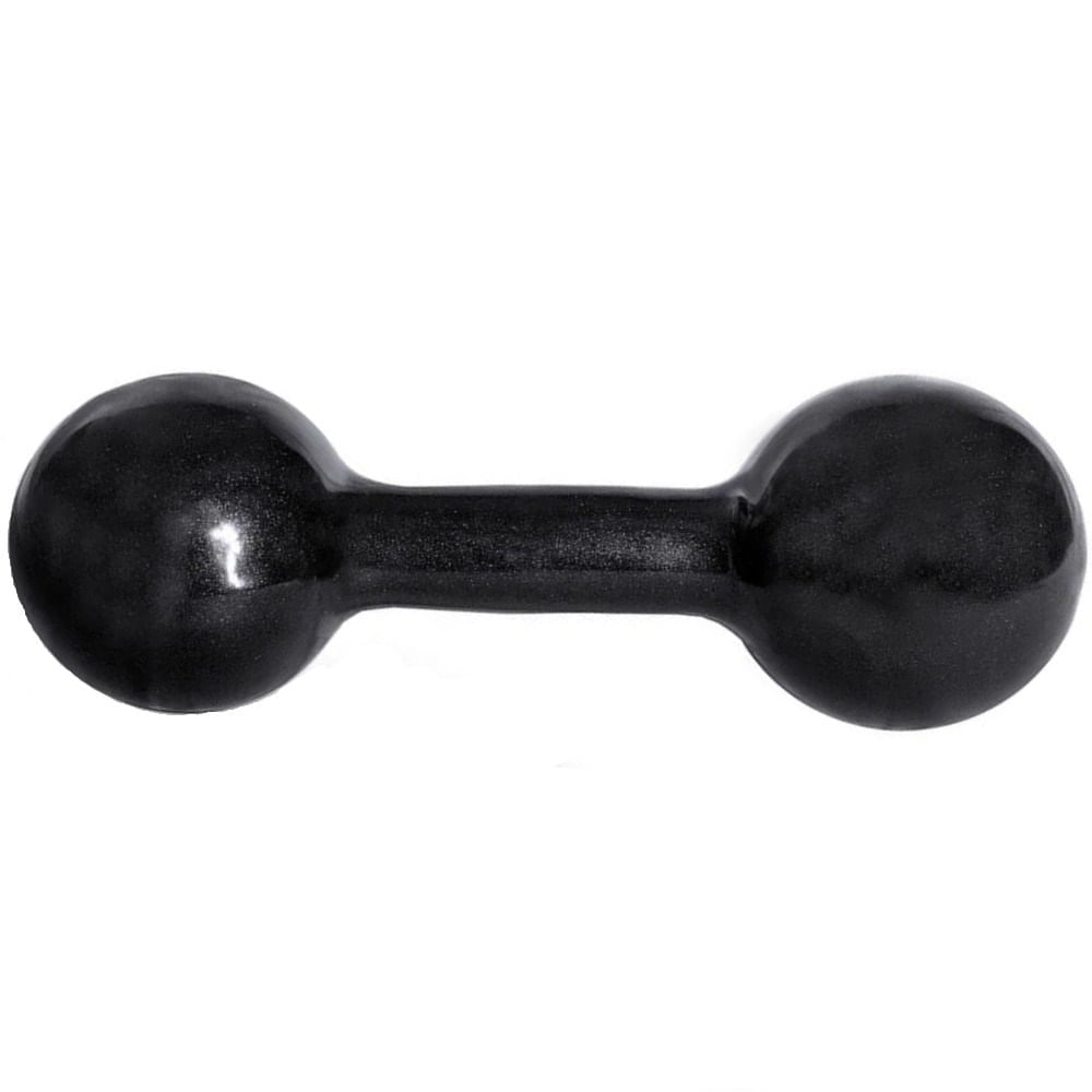 Halter Acte Sports 8kg Emborrachado Preto - unidade