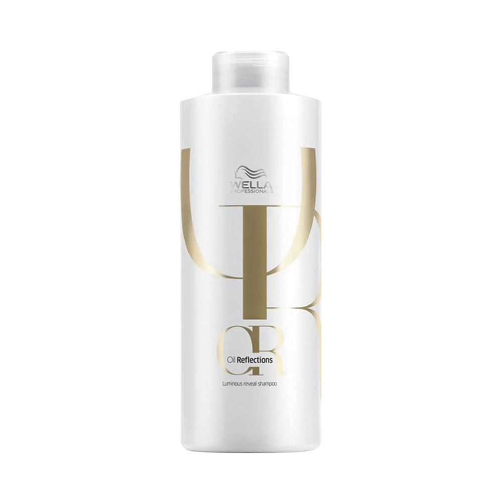 Kit&nbsp;Wella Oil Reflections - Shampoo 1000 ml + Máscara 500 ml + Óleo Light 100 ml