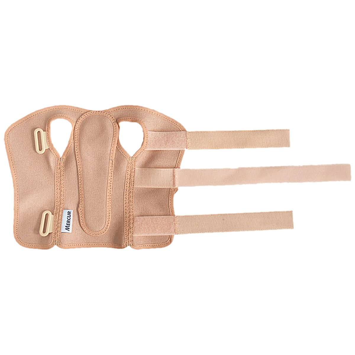 Órtese Curta Com Tala Para Punho Mercur Bege Bilateral Tam M - Unidade