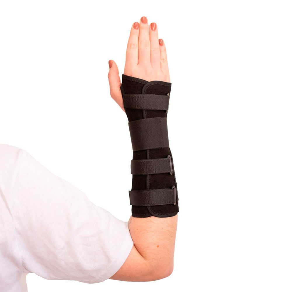 Tala Para Punho Mercur Longa Direita Preta Tam P - Unidade