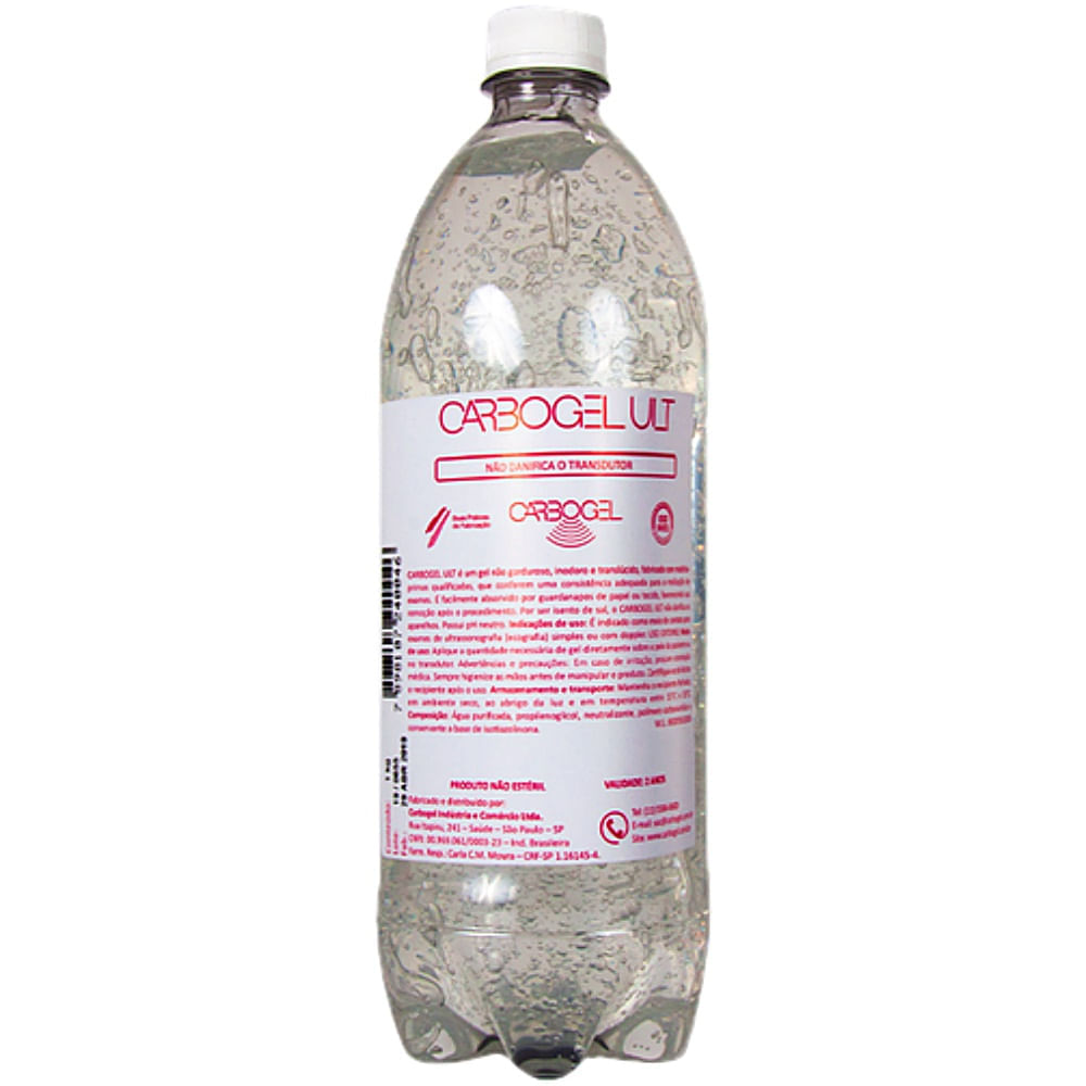 Gel Para Ultrassom, Ecógrafos E Dopplers 1 Kg - Unidade