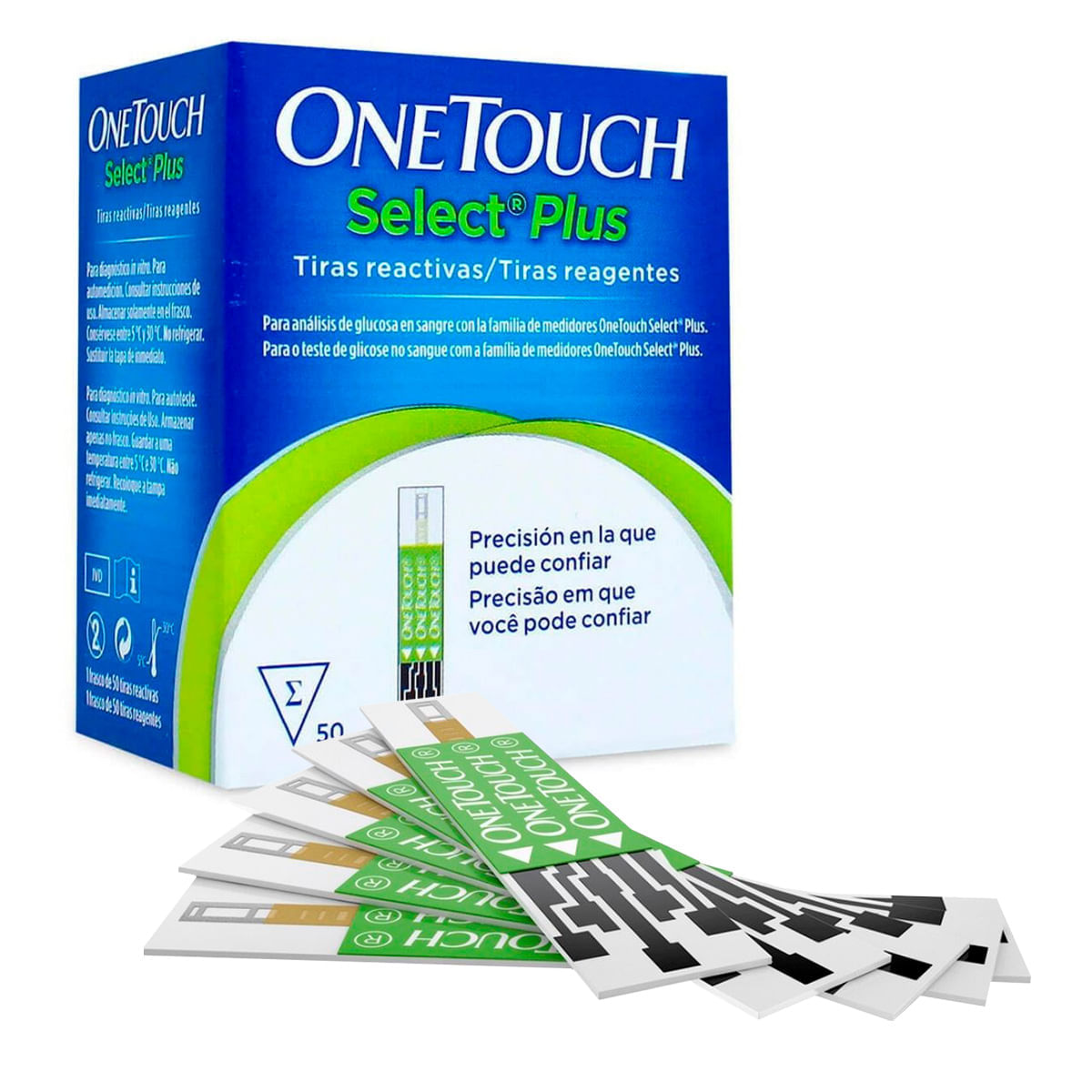 Tiras Reagentes OneTouch Select Plus - 50 tiras