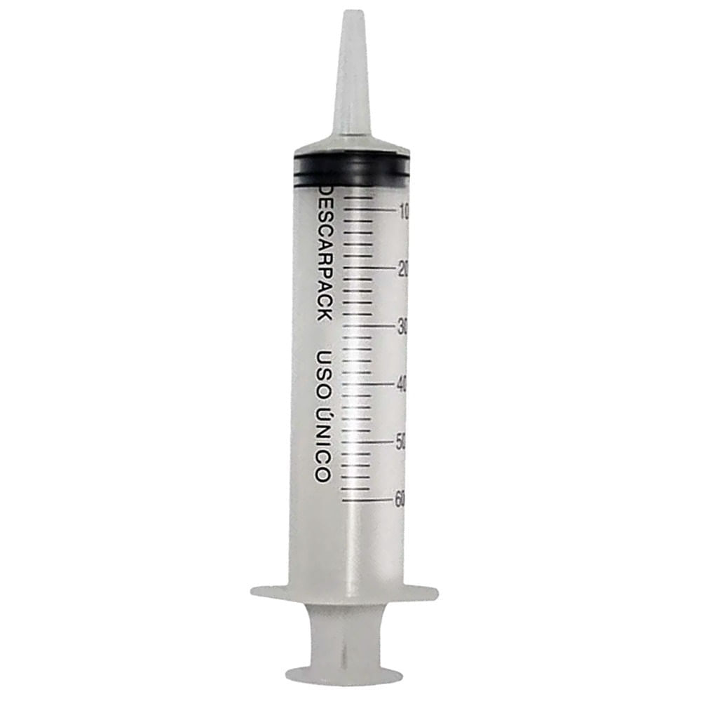 Seringa Descarpack 60ml Bico Cateter Sem Agulha - Unidade