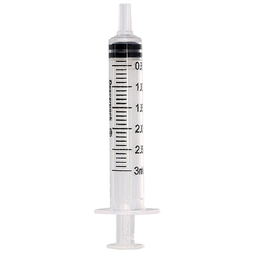 Seringa Descarpack 3mL Luer Slip sem Agulha - unidade