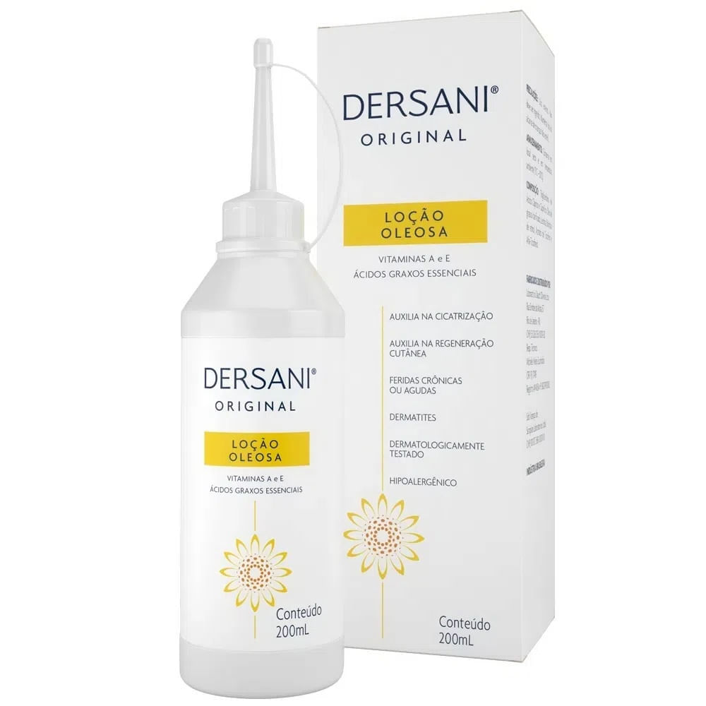 Dersani Original Locão Oleosa AGE 200ml - unidade
