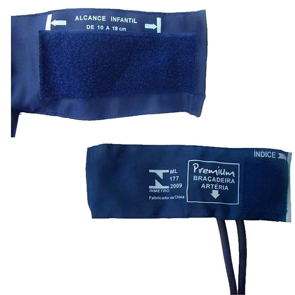 Braçadeira Velcro Infantil 10-18 Premium