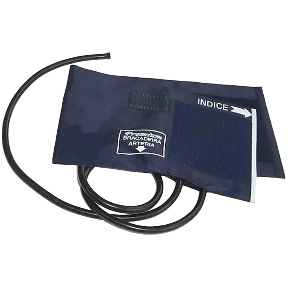 Braçadeira Premium Adulto Nylon Velcro 18cm A 35cm - Unidade