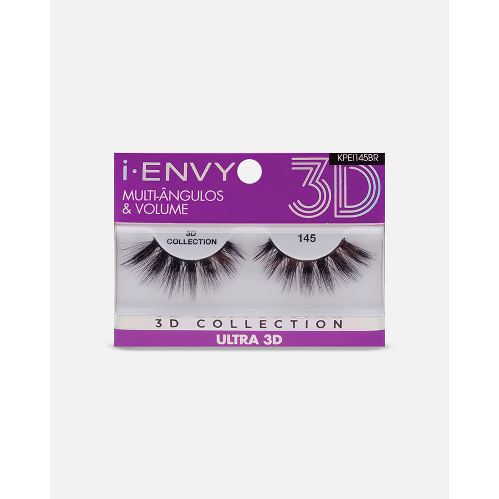 Cílios Postiços 3d Collection I-envy Ultra 145 Kiss New York