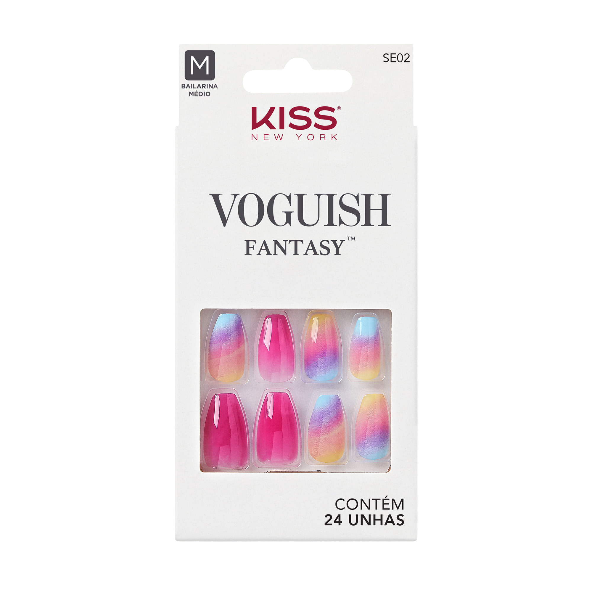 Unha Postiça Voguish Fantasy The Motto Kiss New York The Motto The Motto