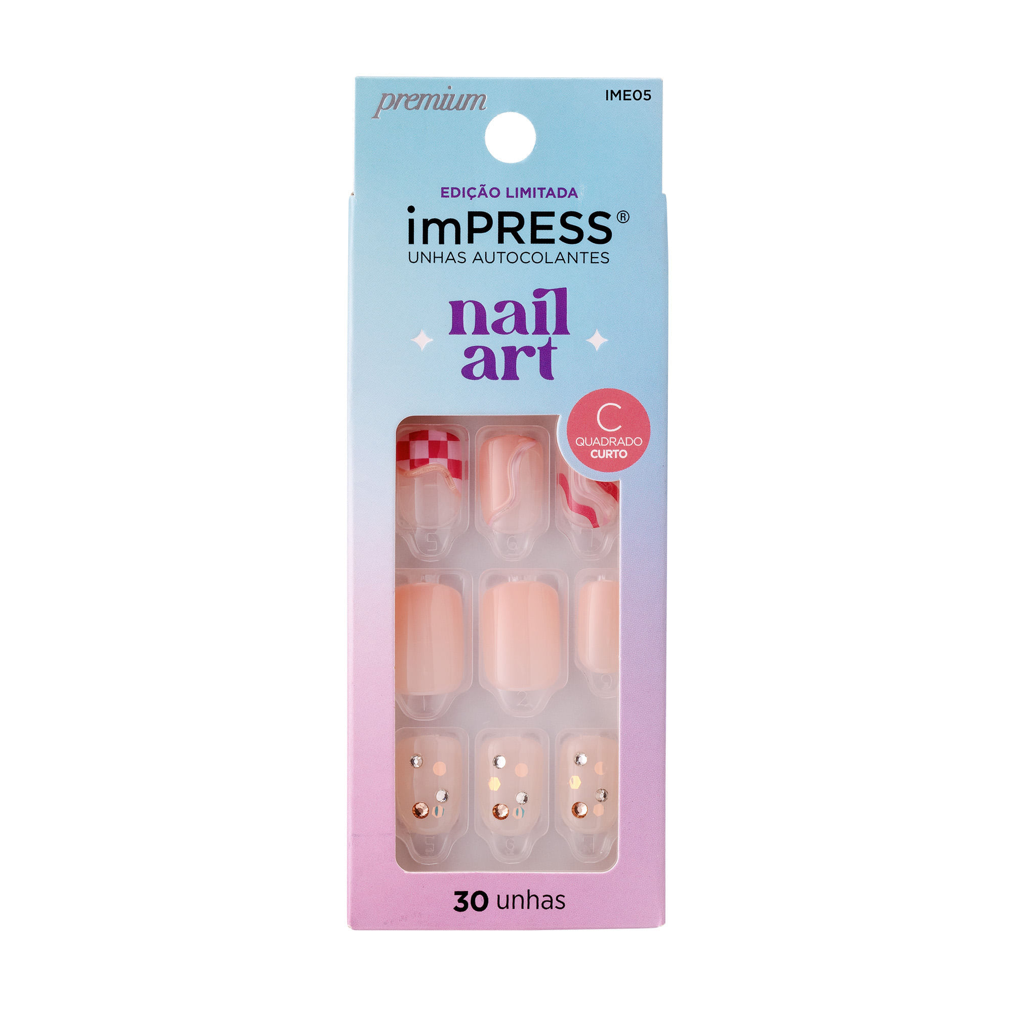 Unha Postiça ImPress Nail Art Magic Shop Kiss New York Magic Shop Magic Shop