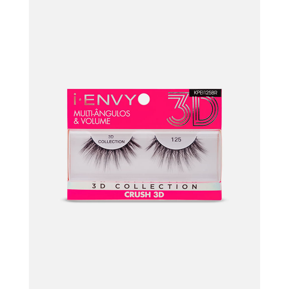 Cílios Postiços 3D Collection i-Envy Crush 125 Kiss New York