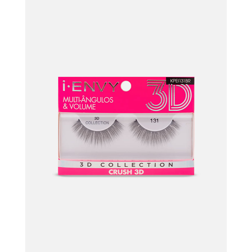 Cílios Postiços 3D Collection i-Envy Crush 131 Kiss New York