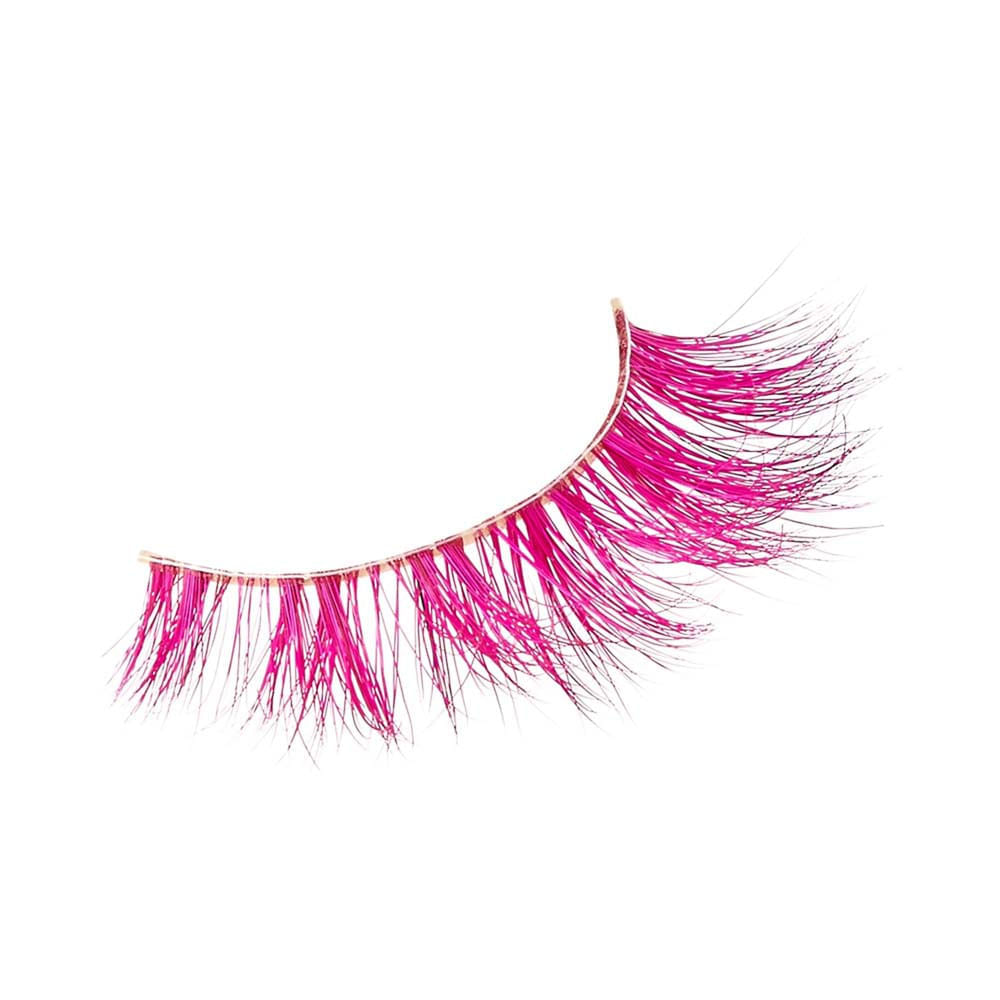 Cílios Postiços i-ENVY Color Couture Real Mink Full Colored Pink Kiss New York Rosa Rosa