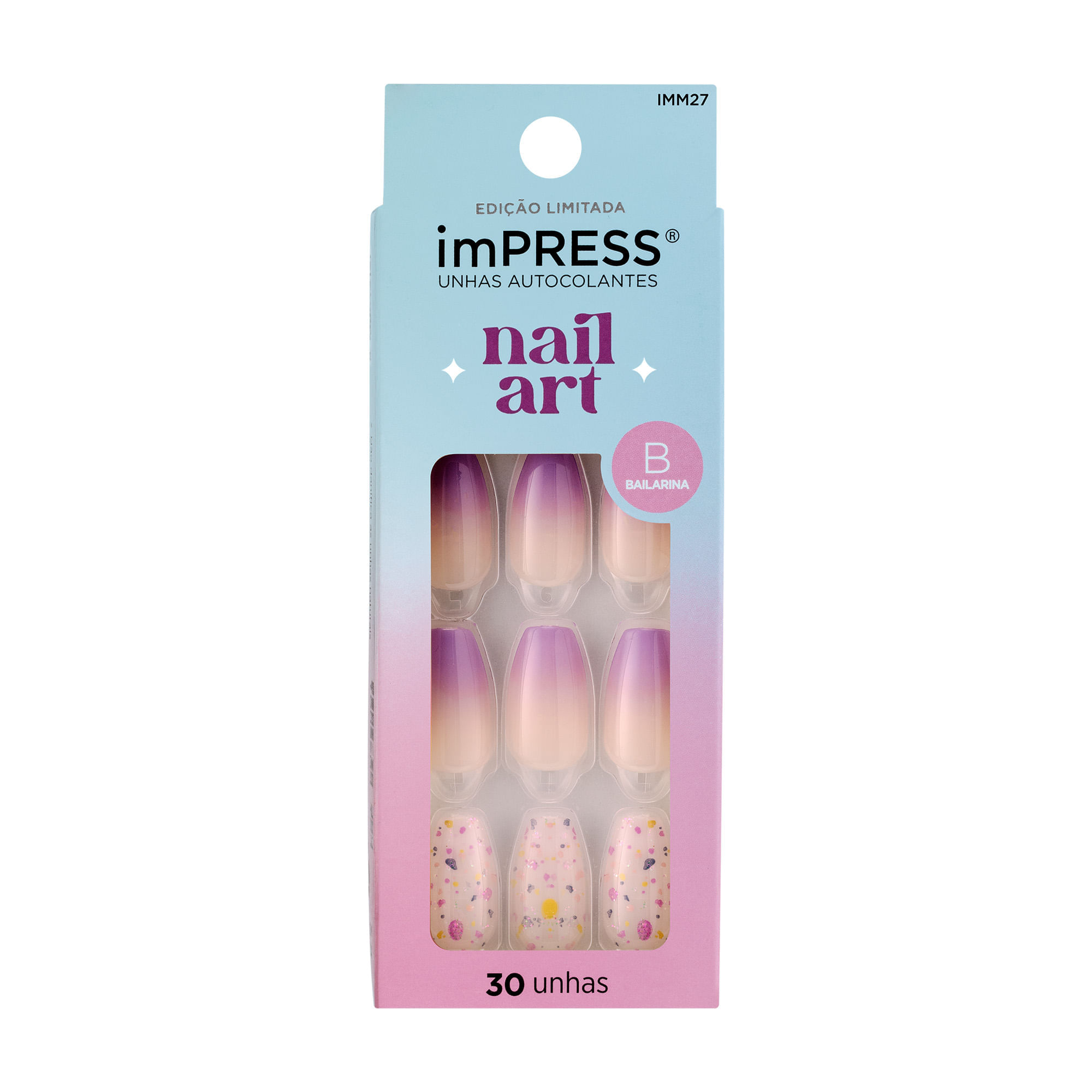 Unha Postiça ImPress Nail Art All I Want Kiss New York All I Want All I Want