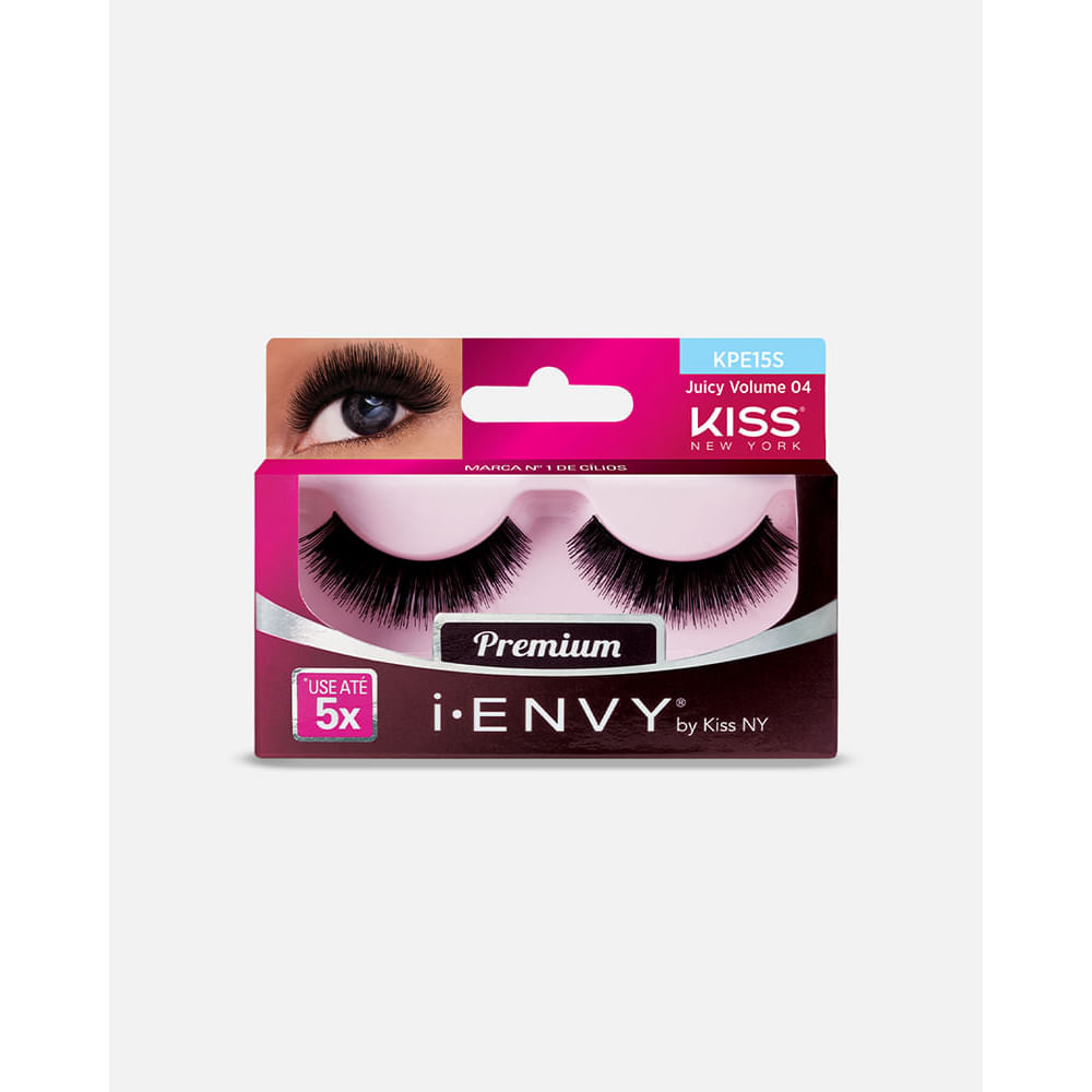 Cílios Postiços i-Envy Juicy Volume 04 Kiss New York