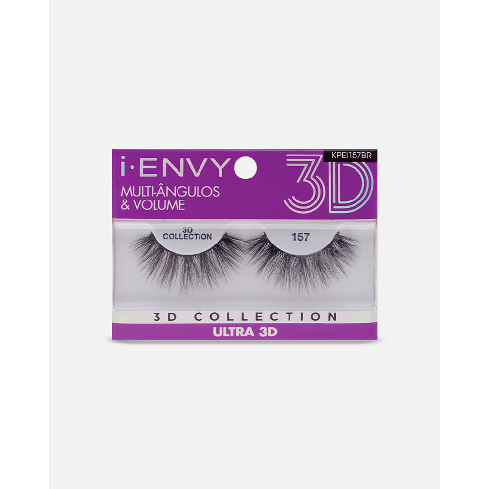 Cílios Postiços 3D Collection i-Envy Ultra 157 Kiss New York