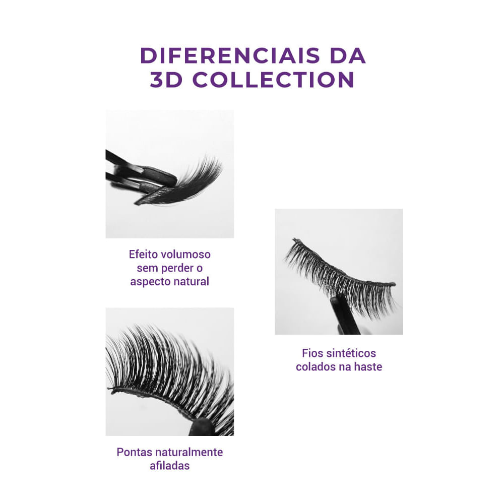 Cílios Postiços 3D Collection i-Envy Ultra 157 Kiss New York