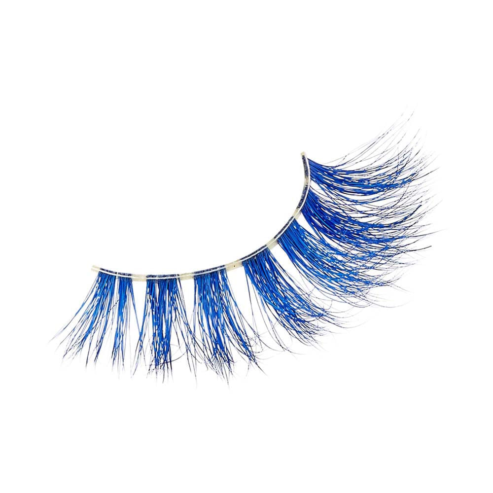 Cílios Postiços i-ENVY Color Couture Real Mink Full Colored Blue Kiss New York Azul Azul