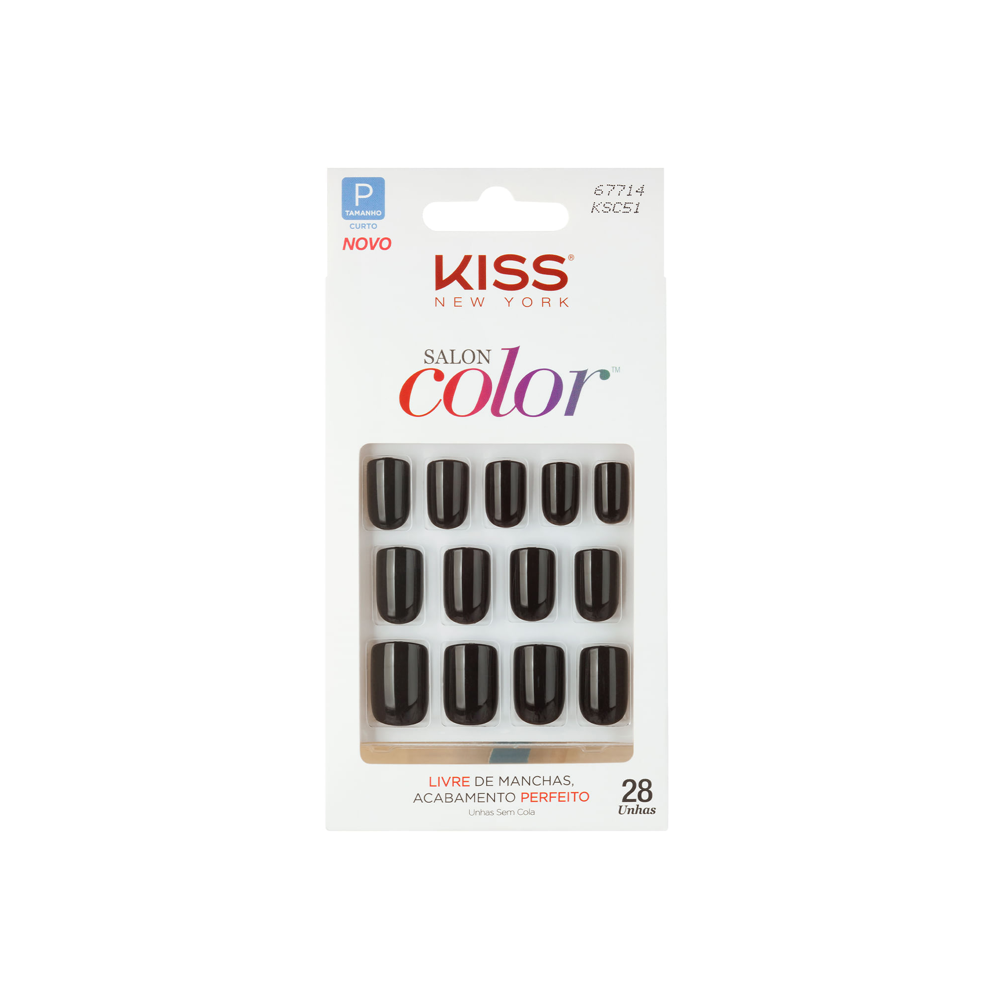 Unha Postiça Salon Color Chic Kiss New York Chic Chic