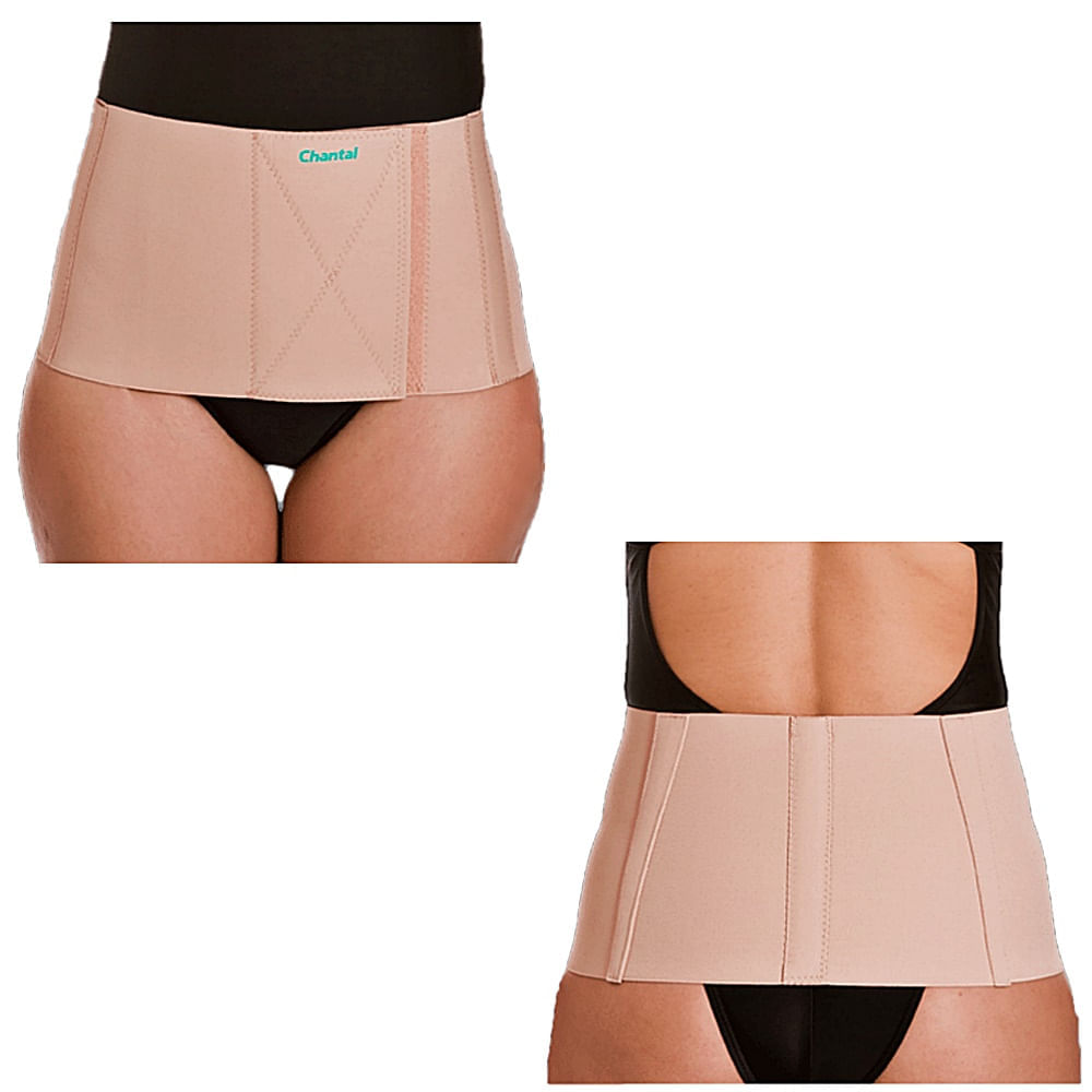 Faixa Abdominal Chantal Sem Barbatana 20cm Tam Gg - Unidade