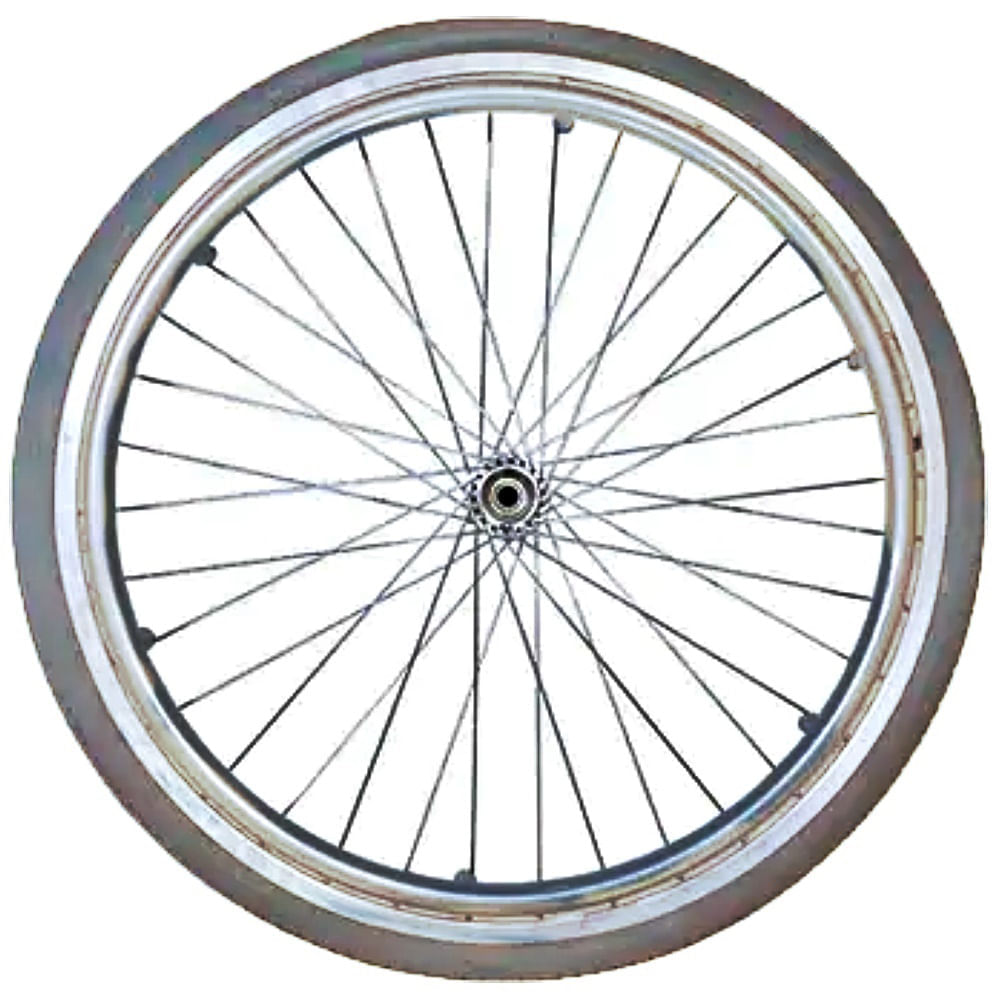 Roda Aro 24 Com Pneu Para Cadeira De Rodas Ortobras - Unidade