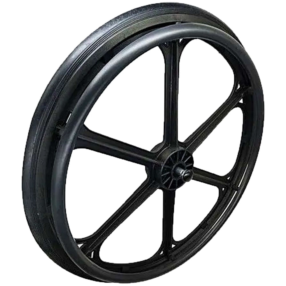Roda Aro 24 Com Pneu Inflável Para Cadeira Rodas Jaguaribe - Unidade