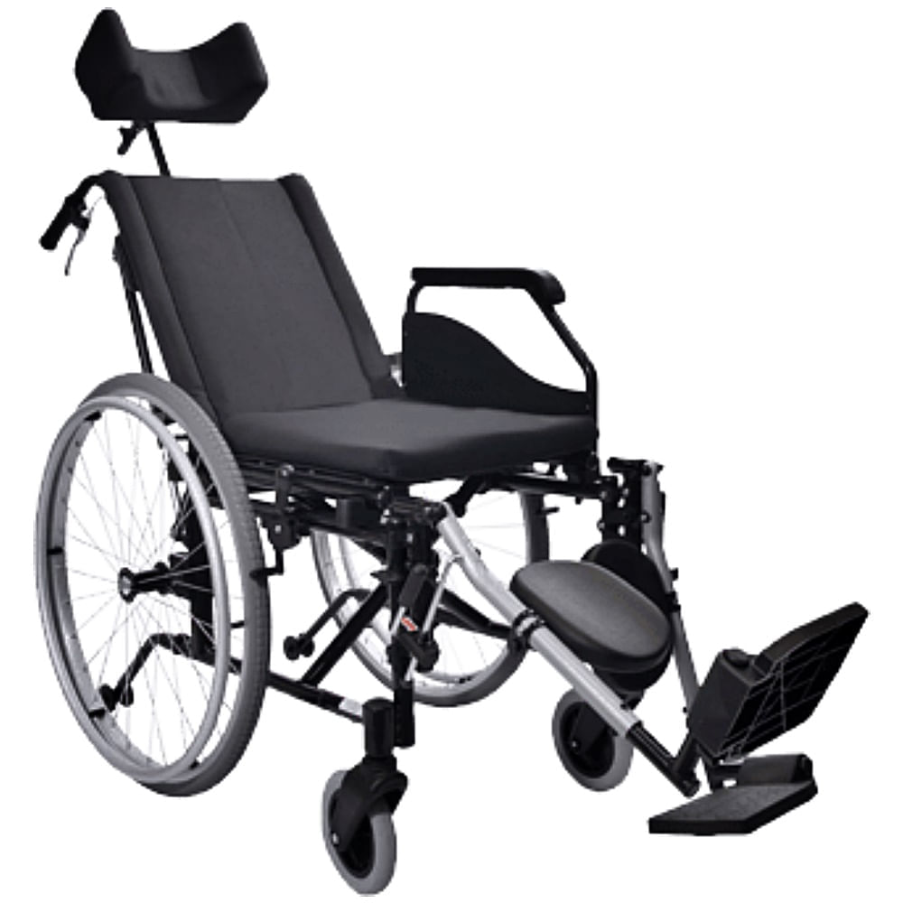 Cadeira de Rodas Fit Reclinável Jaguaribe - 44cm