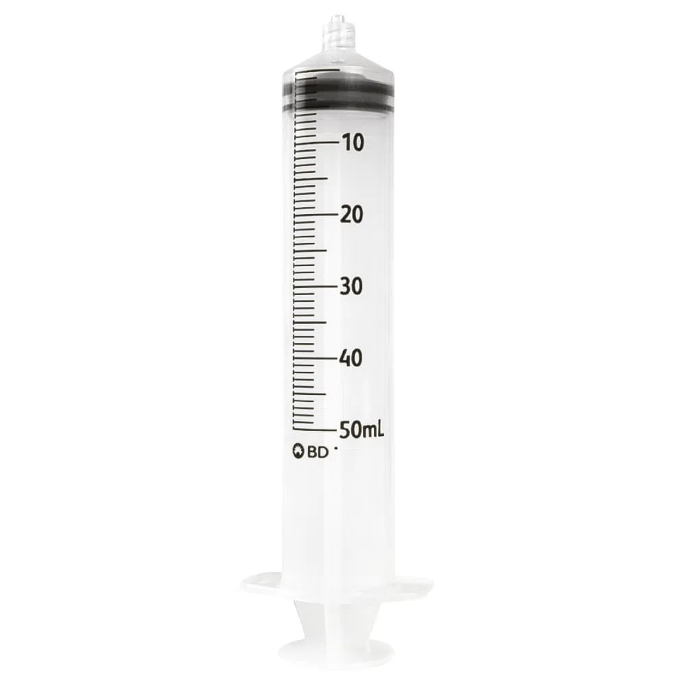 Seringa BD 50mL Luer Lock sem Agulha - unidade