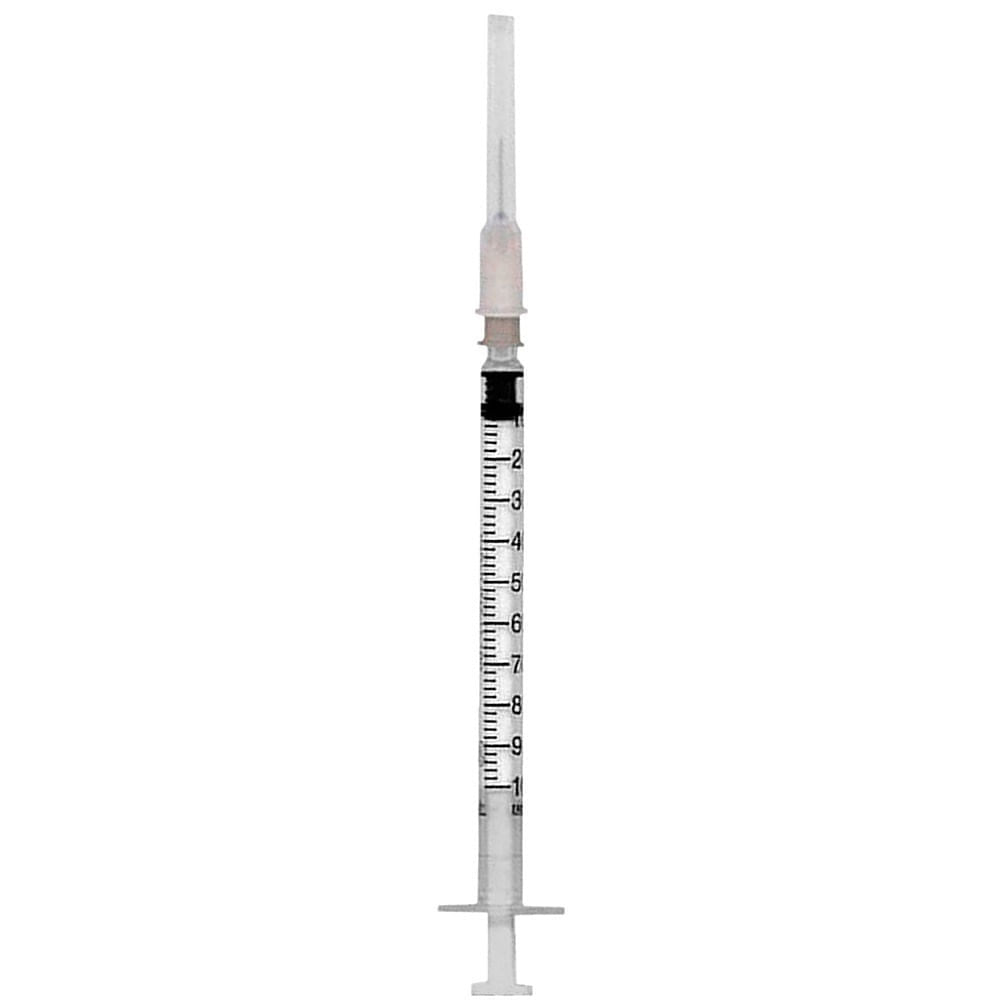 Seringa BD 1mL Tuberculina Luer Slip com Agulha - unidade