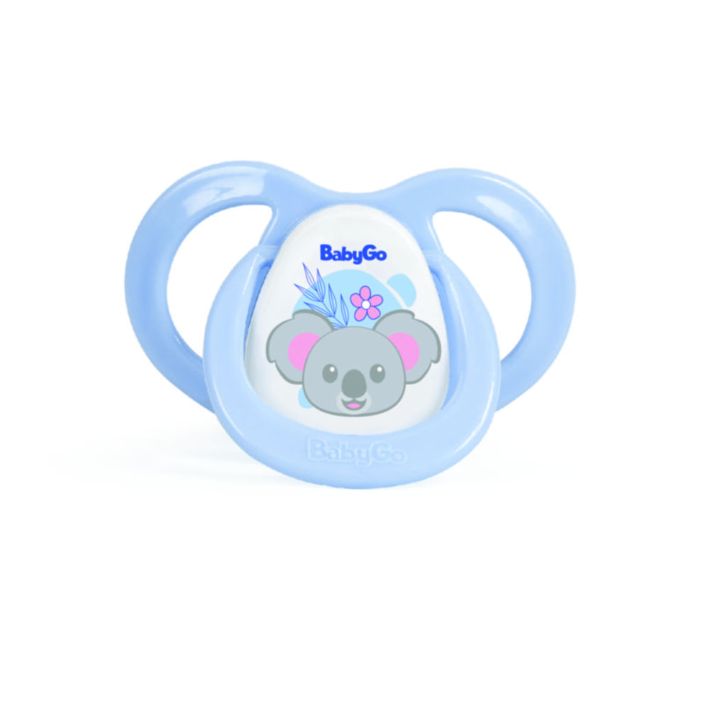 Chupeta T1 Menino Coala Com Bico Ortodôntico de Silicone