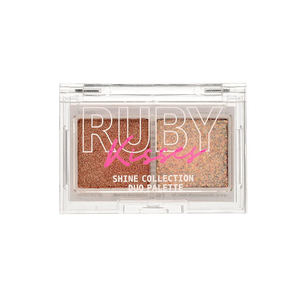 Paleta Duo Shine Collection Gold Ruby Kisses Shine Collection Gold