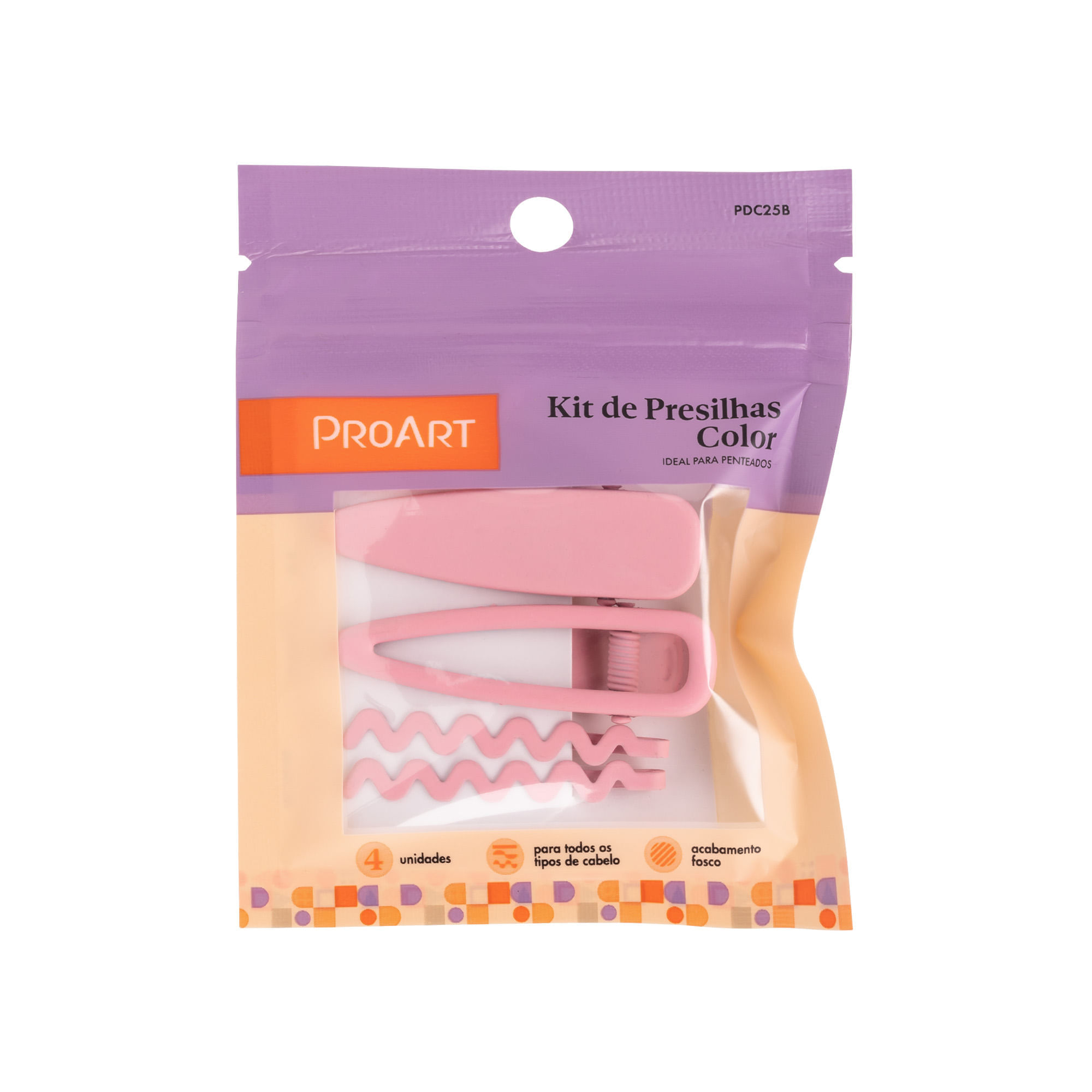 Kit Presilha Rosa 4 Peças ProArt