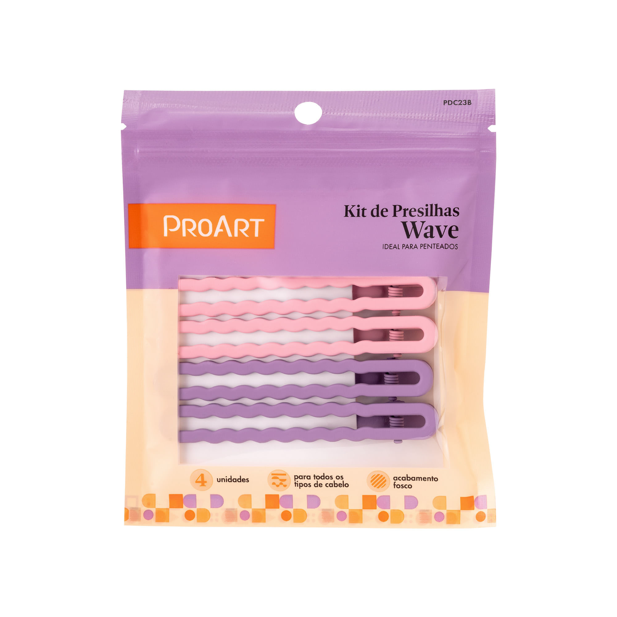 Kit Presilha Wave Color 4 Peças ProArt