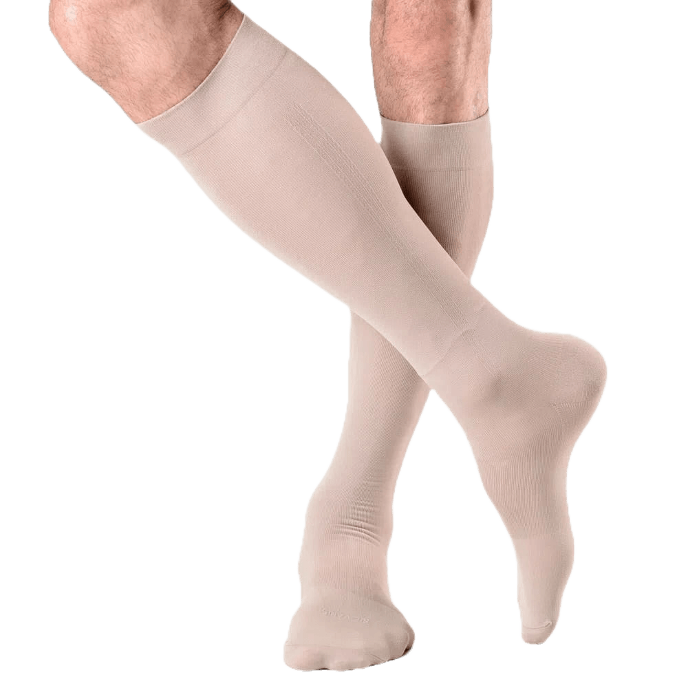 Meia Masculina Elegância Urban - Sigvaris - Tam G - Bege