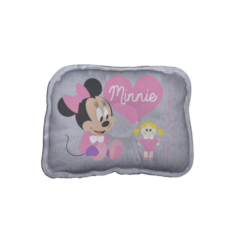 Almofada Travesseiro Para Recém Nascido Baby Minnie Disney