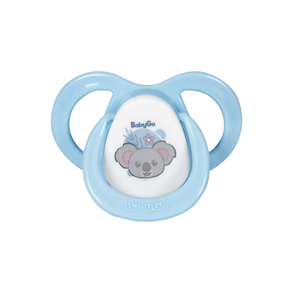 Chupeta T2 Menino Coala Com Bico Ortondontico De Silicone