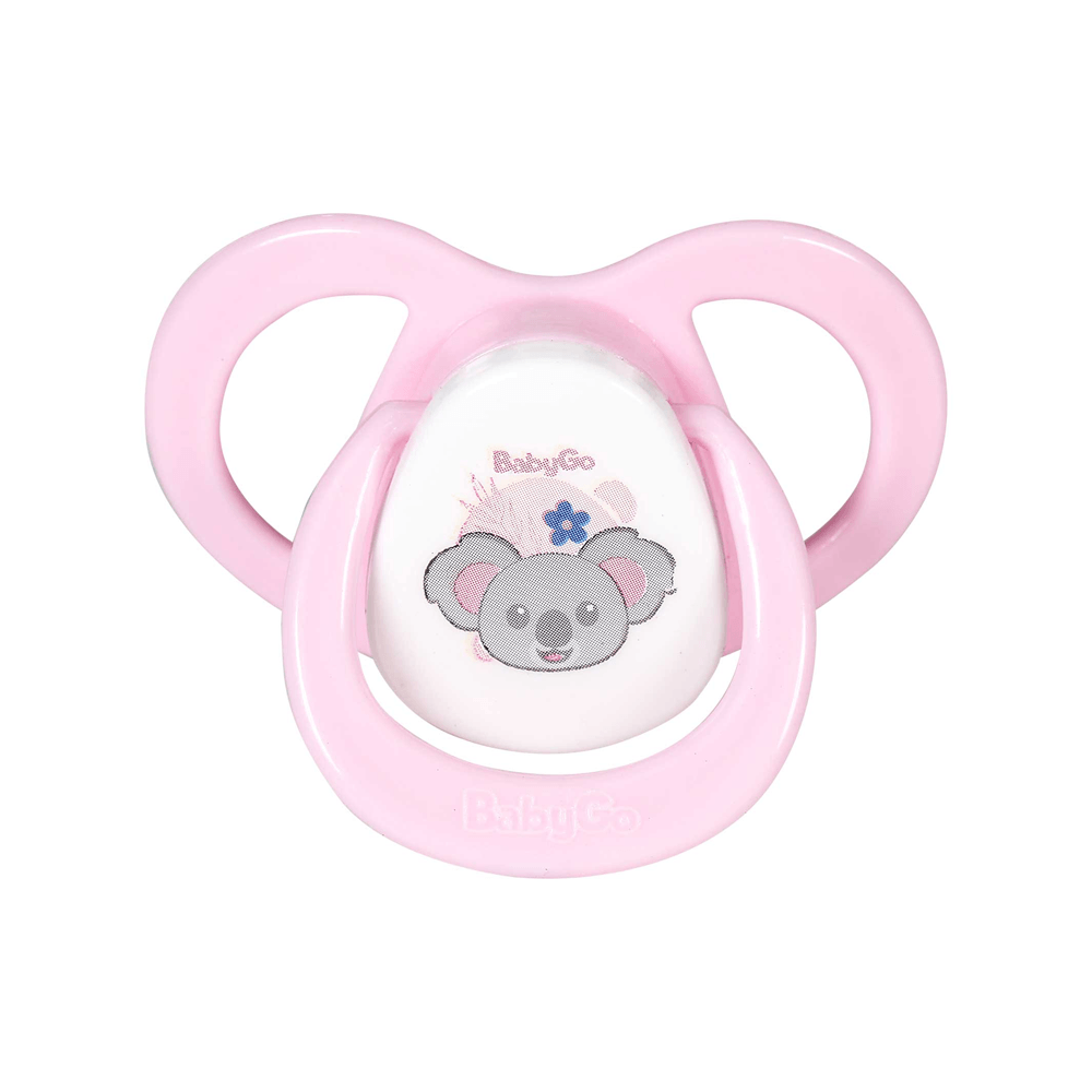 Chupeta Menina Coala T1 Capuz Com Bico Orto De Silicone