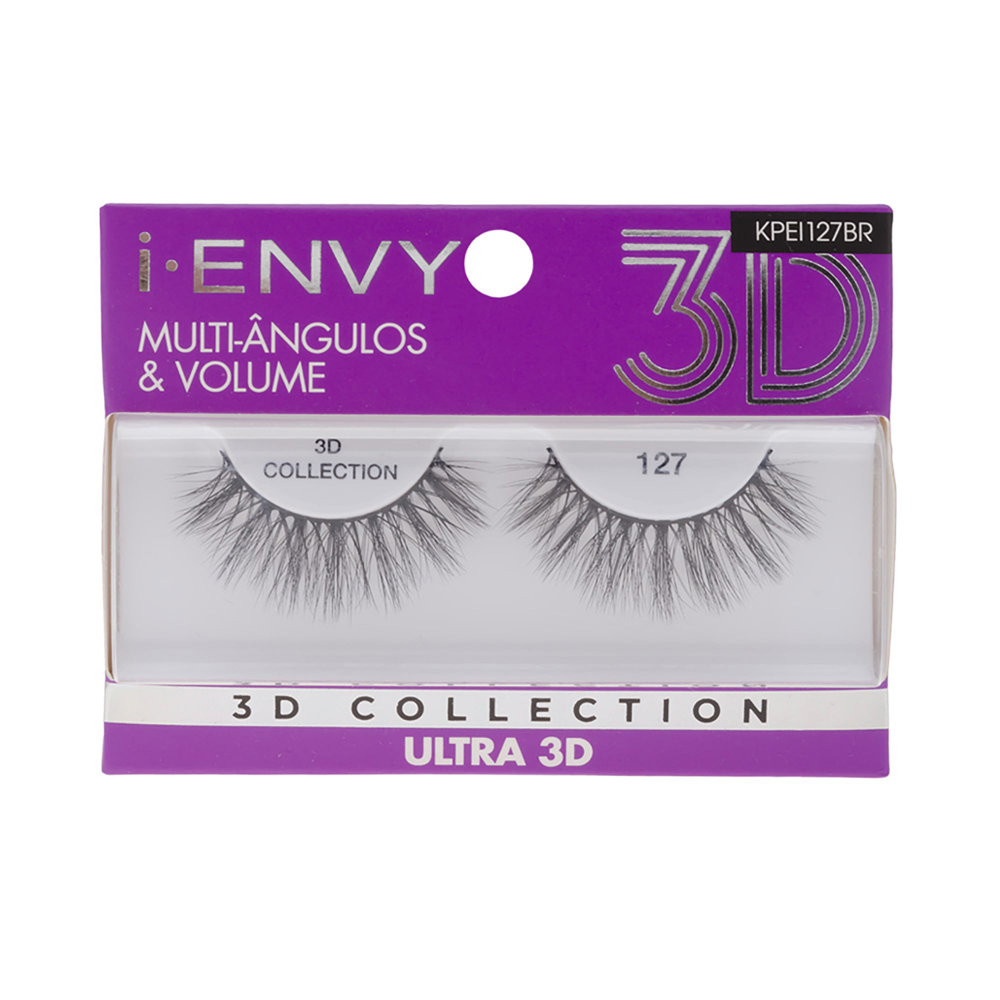 Cílios Postiços 3d Collection I-envy Ultra 127 Kiss New York