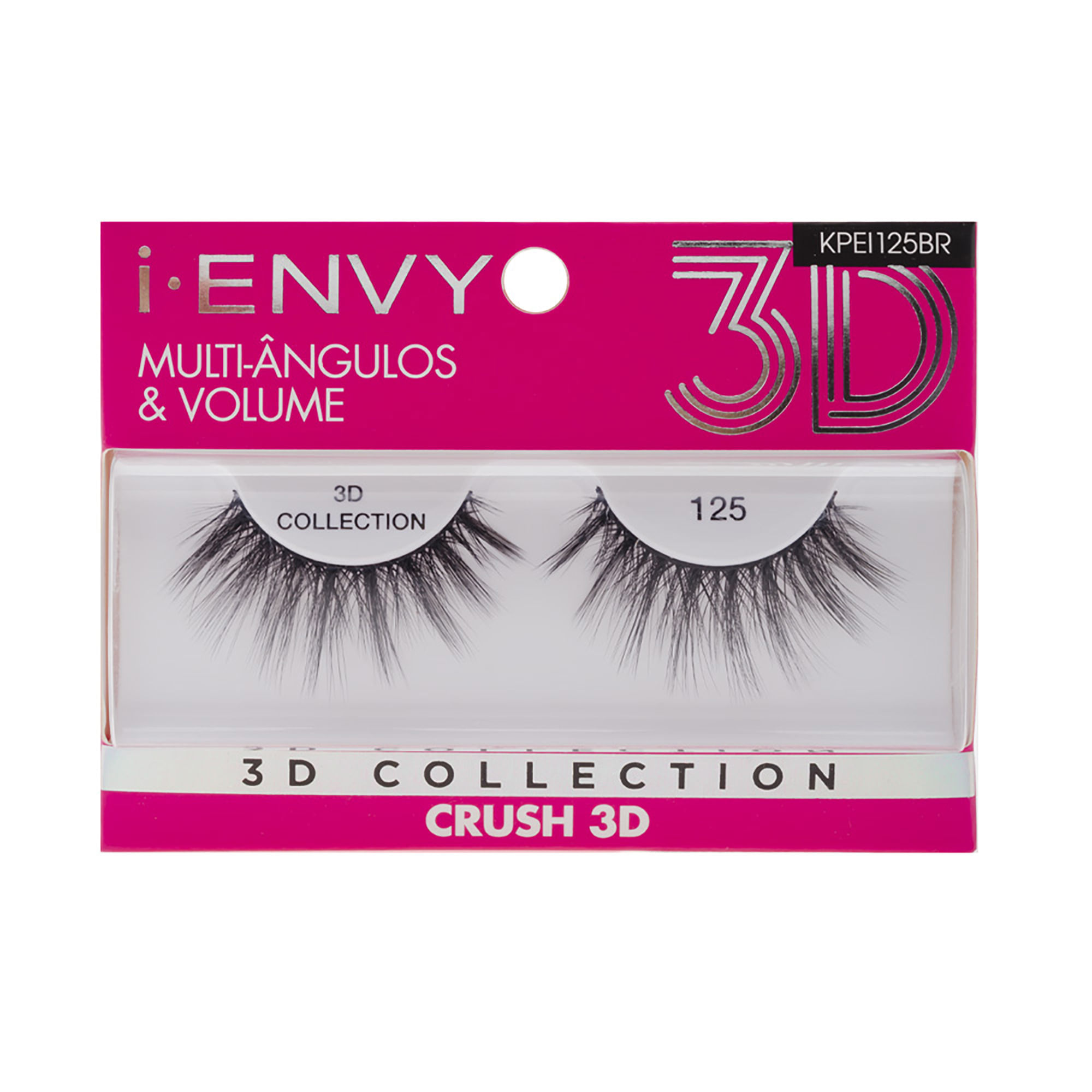 Cílios Postiços 3D Collection i-Envy Crush 125 Kiss New York
