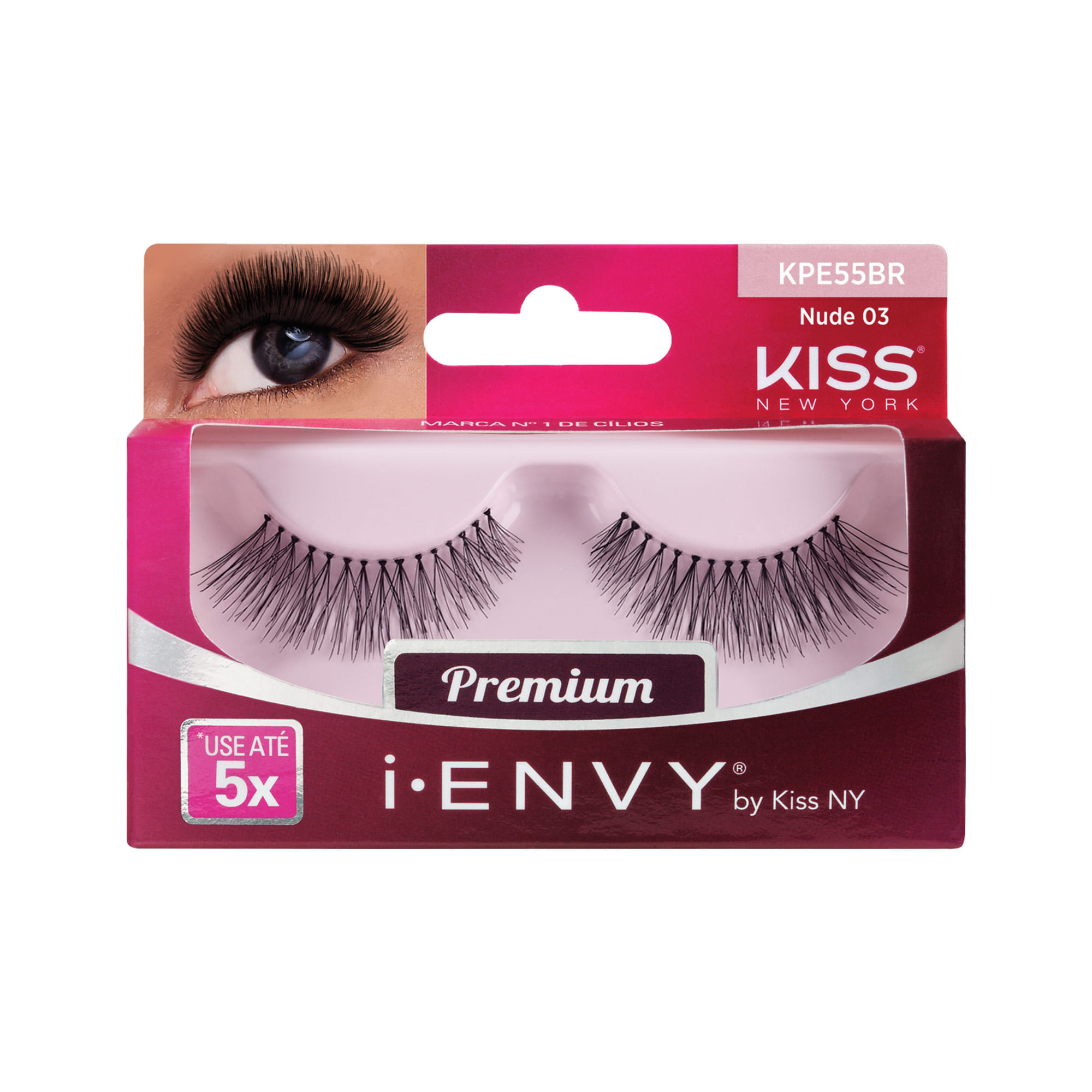 Cílios Postiços I-envy Nude 03 Kiss New York