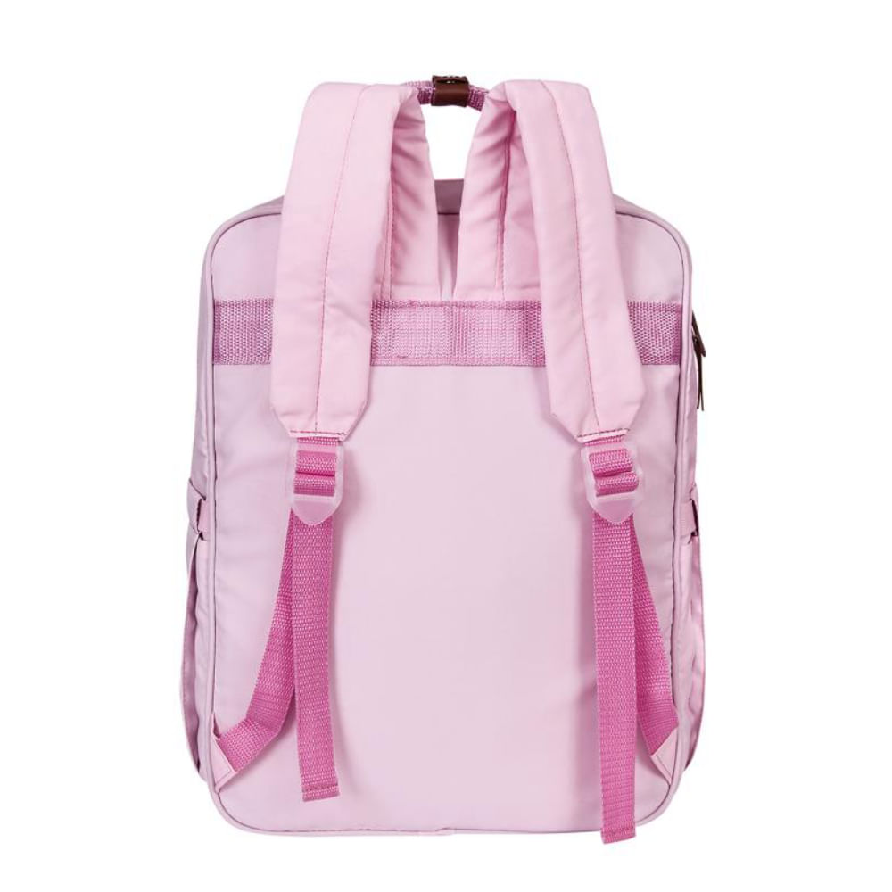 Mochila Maternidade Premium Decorada Minnie Rosa Com Trocador Babygo