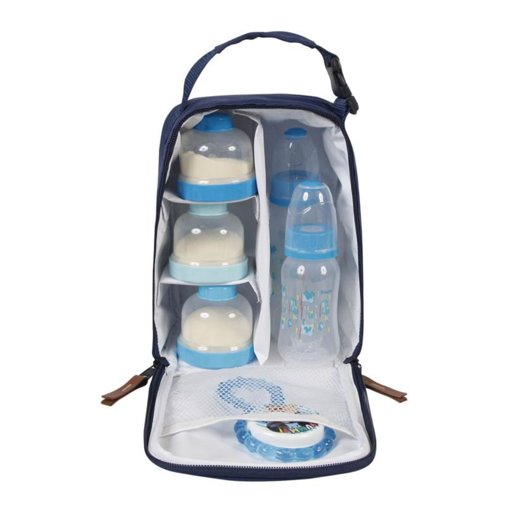 Necessaire Infantil Térmica Decorada Mickey com Divisórias Babygo