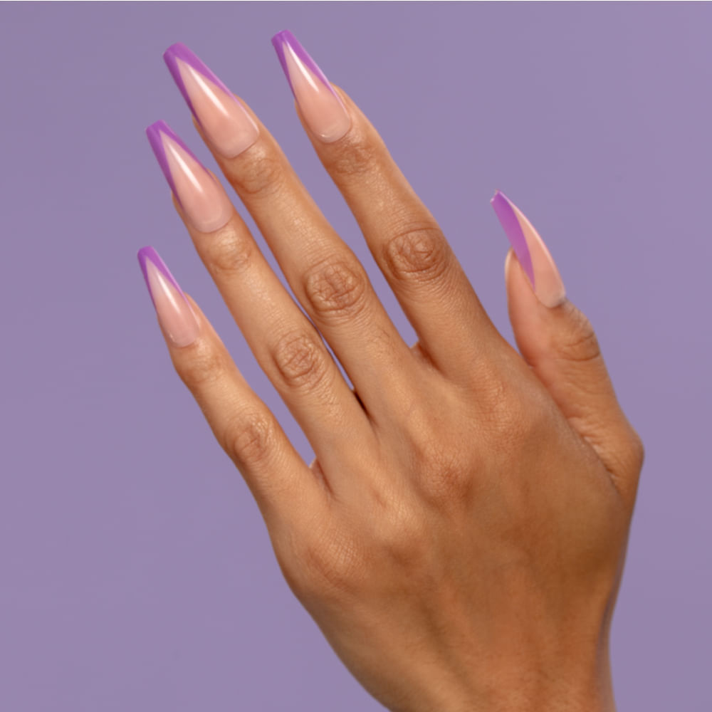 Unhas Postiças Gel Extend New PurpleKiss New York New Purple