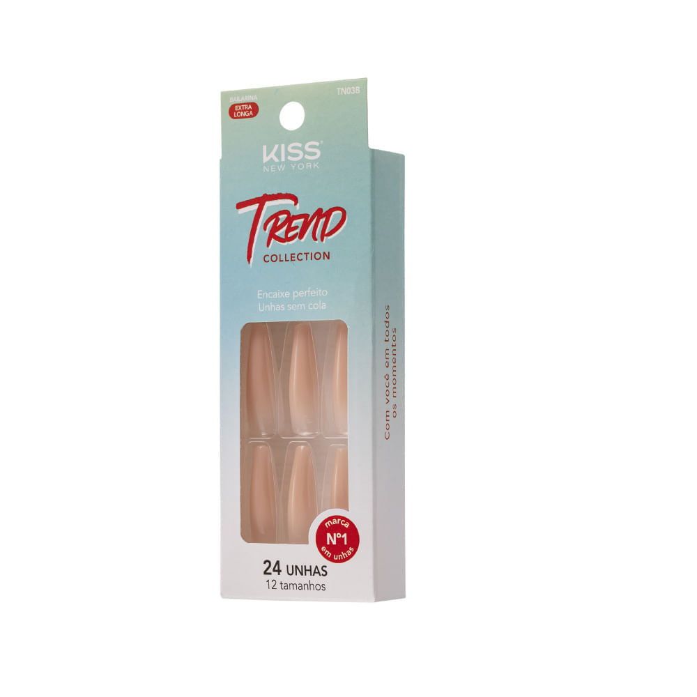 Unhas Postiças Trend Collection Better Nude Kiss New York Better Nude