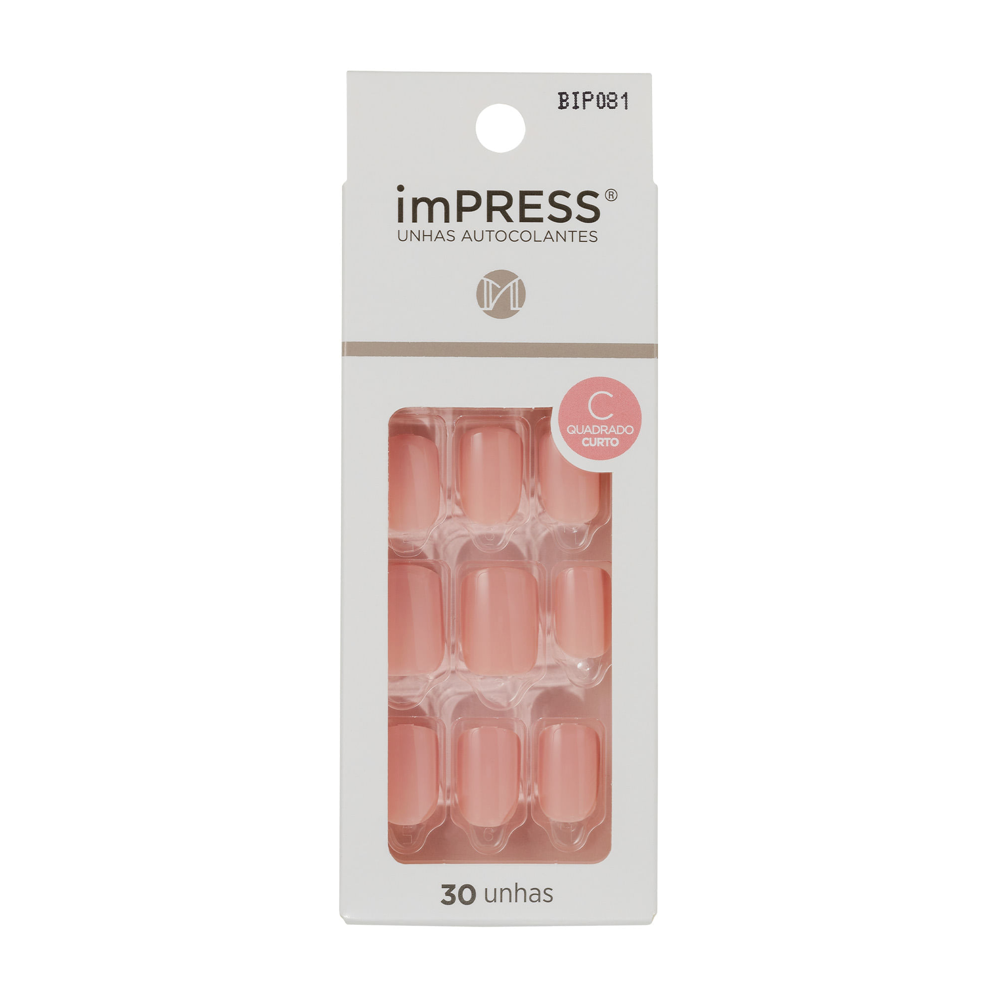 Unha Postiça Autocolante Impress Curta Summer Love Kiss New York Summer Love