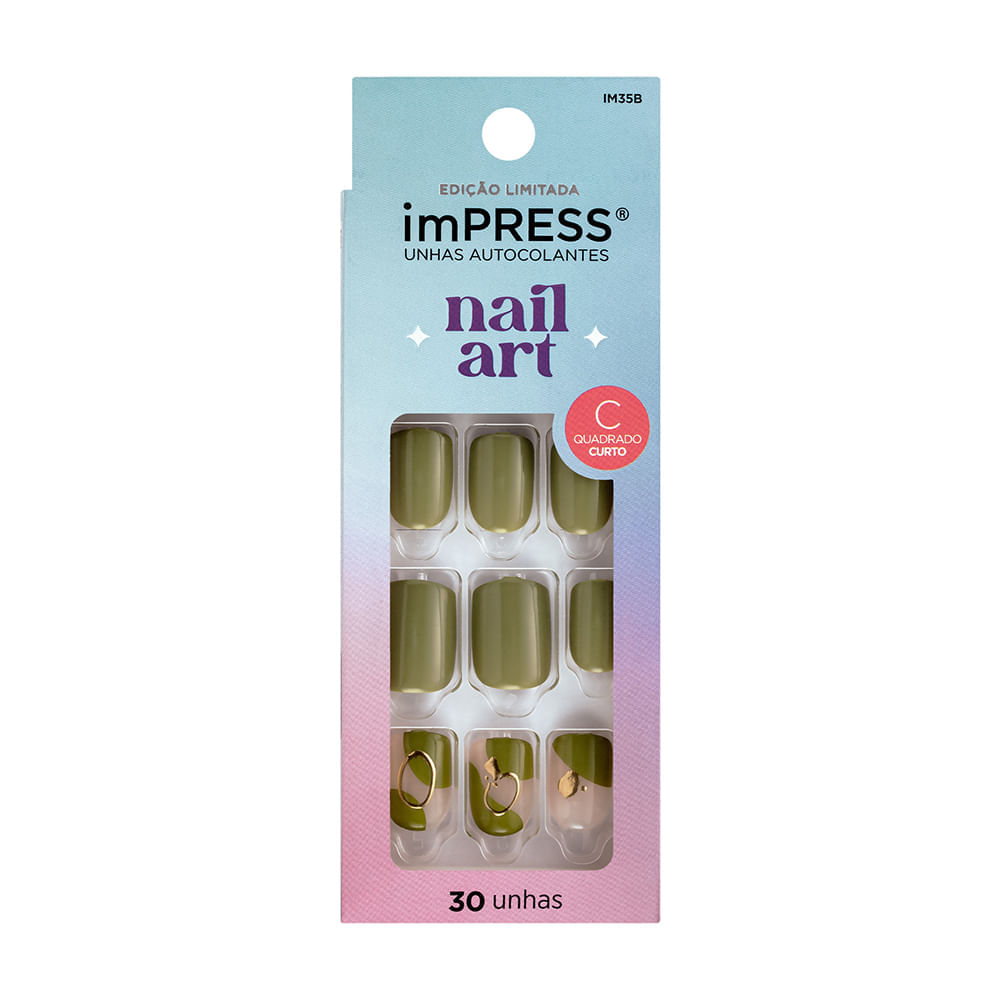 Unha Postiça Impress Nail Art Before Sunrise Kiss New York Before Sunrise
