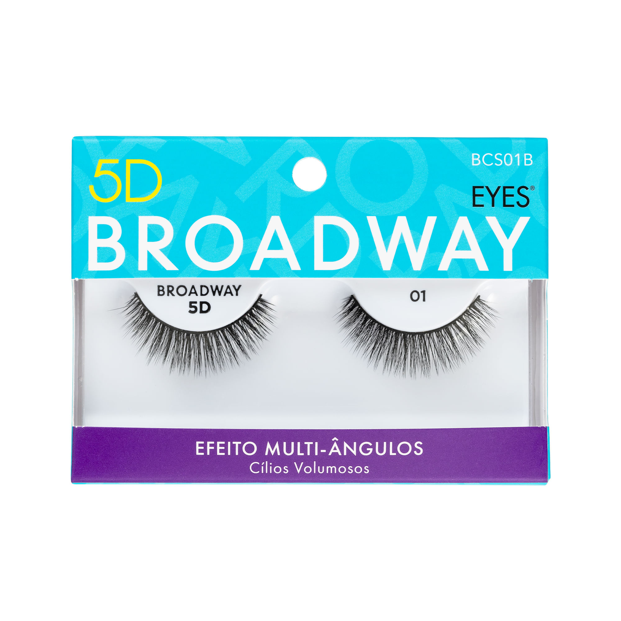 Cilios Postiços 5d Broadway 01 Kiss New York