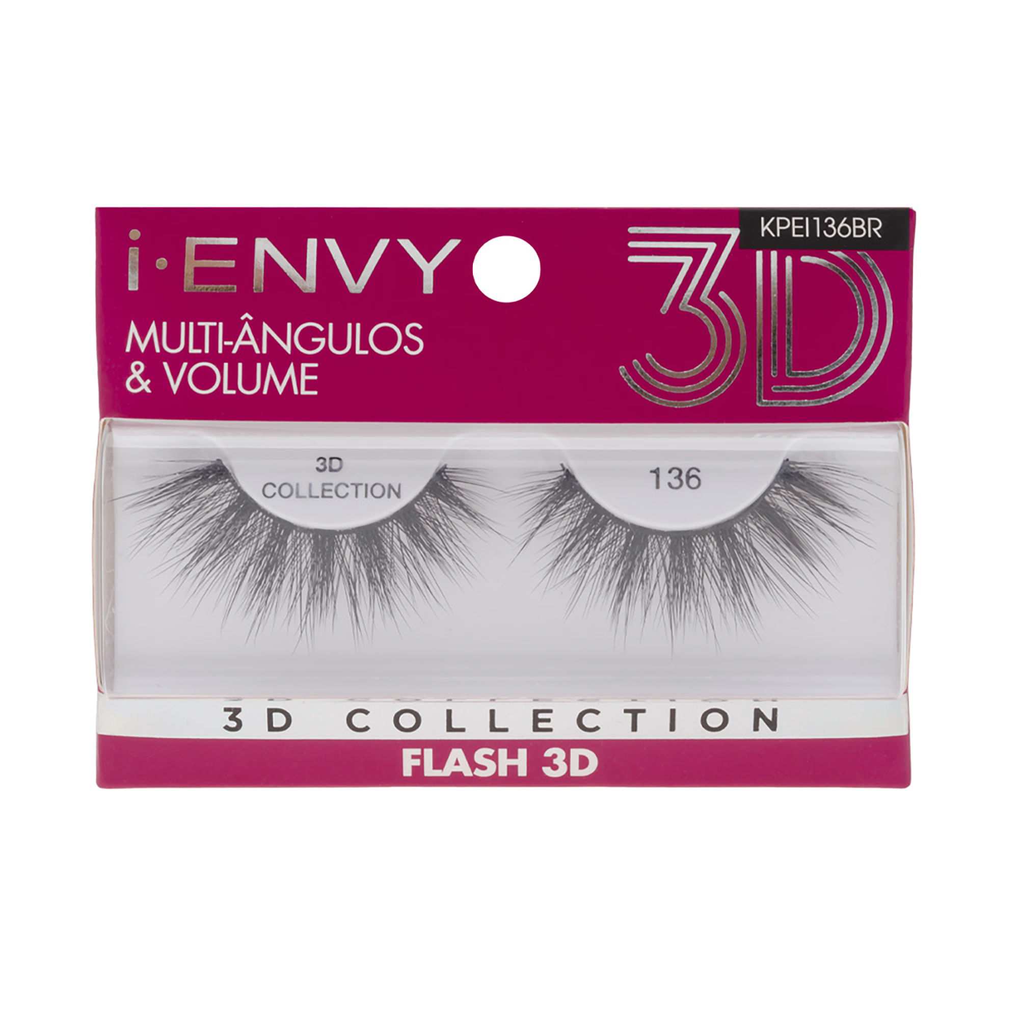 Cílios Postiços 3D Collection i-Envy – Flash 136