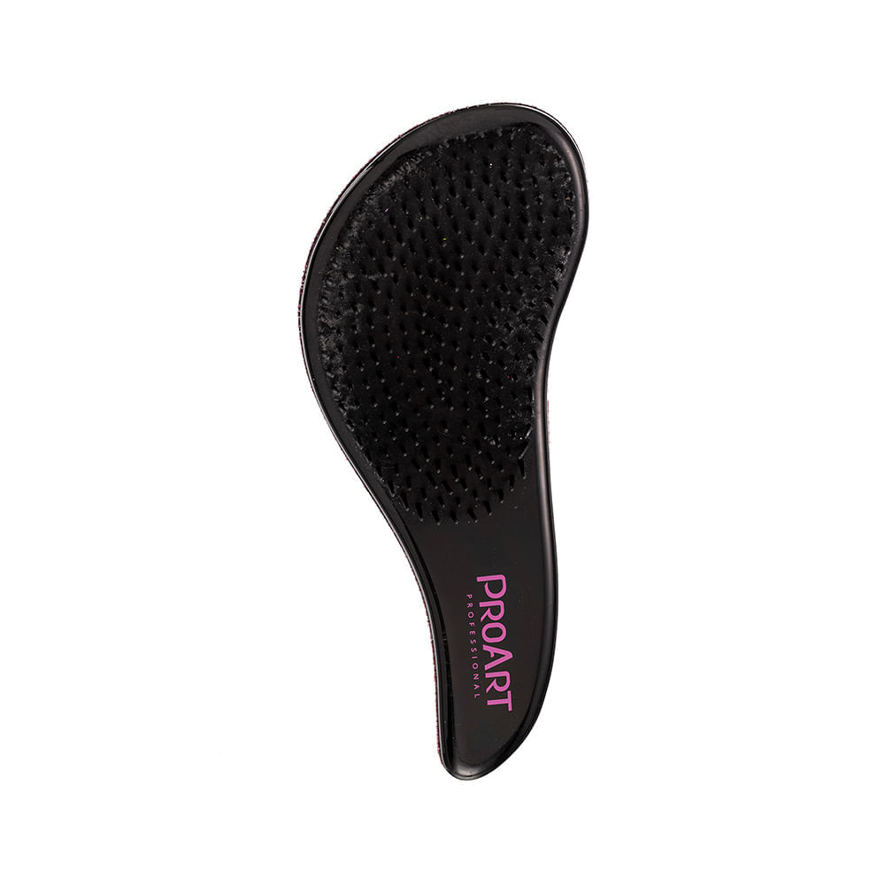Escova Glitter Desembaraçante Proart Glitter Rosa