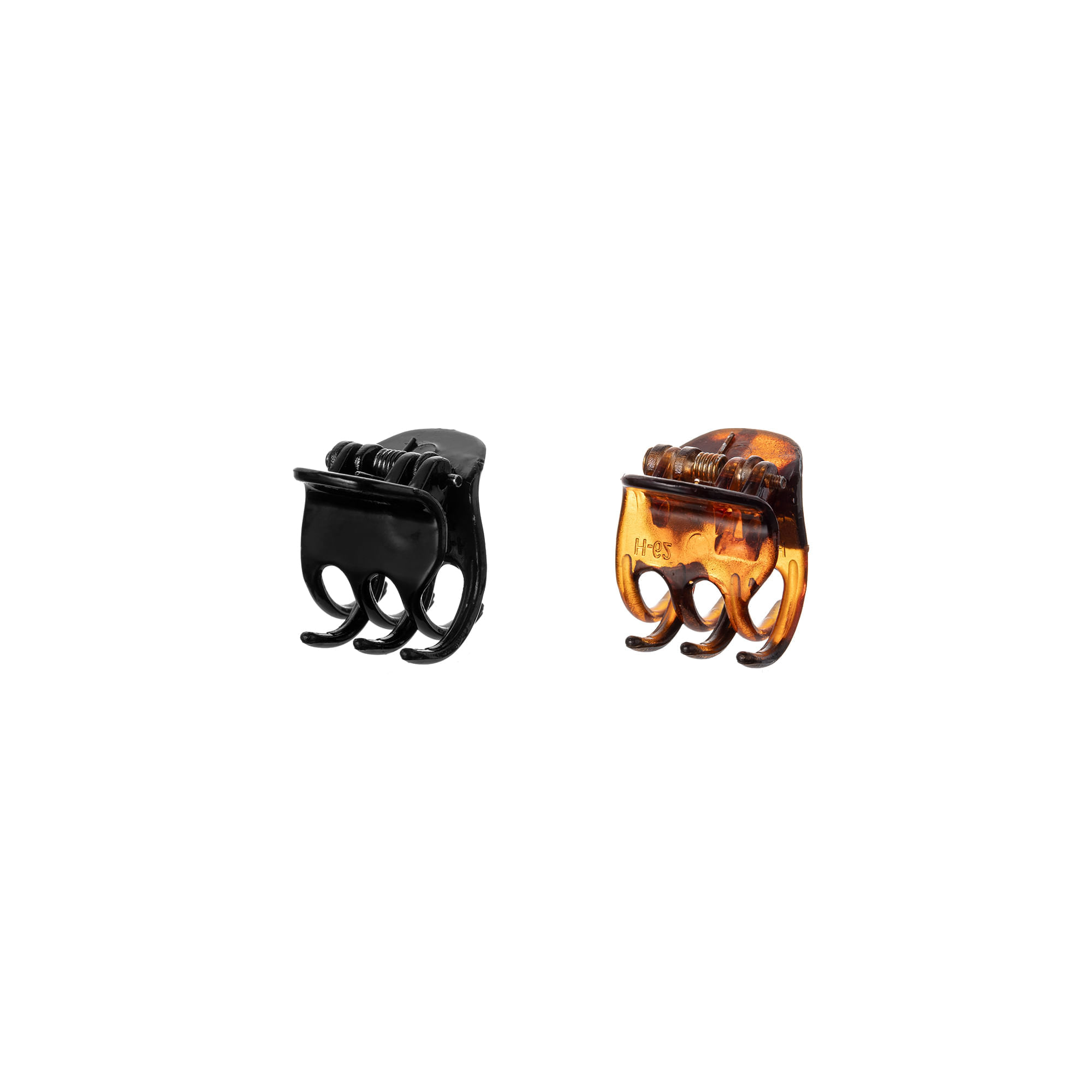 Kit Piranhas de Cabelo 4 unidades Sortidos ProArt Preto e Marrom